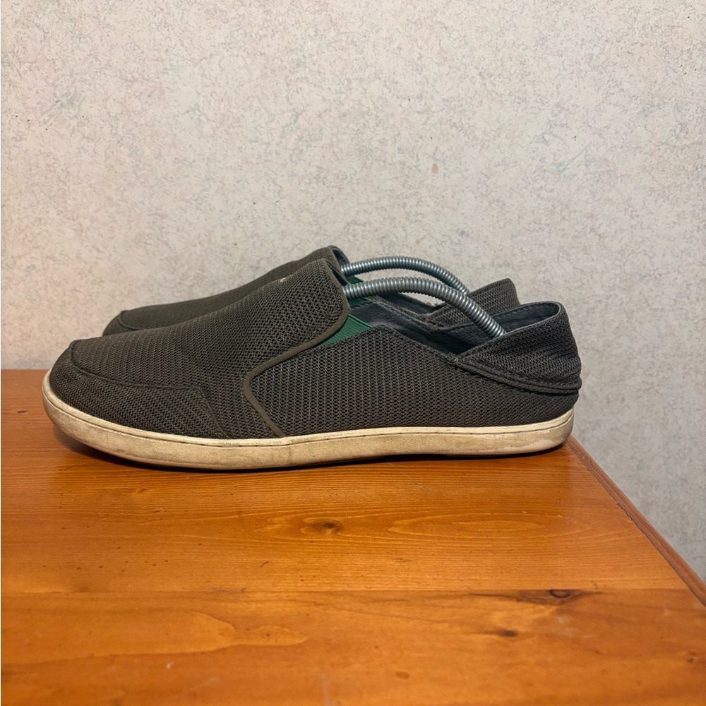 OluKai Men's Nohea Mesh slip-on shoes Loafer brown size 11